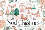 Noel Christmas Collection, a Seasonal Illustration by SirenaArt (Thumbnail 1 of 20)
