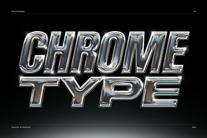 Chrome Text Styles Vol.4