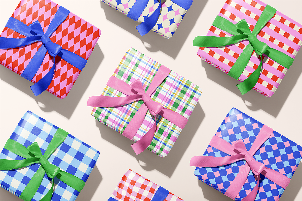 Funky Stripes & Checks Patterns, a Pattern Graphic by Felizabeth Design