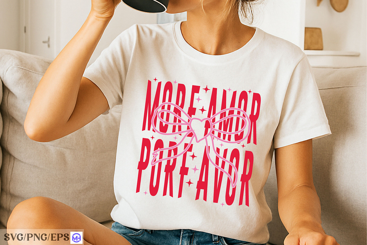 More Amor Por Favor Valentine SVG, a Graphic by mh_arif (Photo 1 of 4)