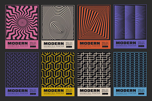 56 MODERN GEOMETRIC POSTERS