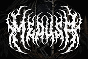 HUNGER - Death Metal Font, a Blackletter Font by Fonday Studio (Thumbnail 3 of 8)