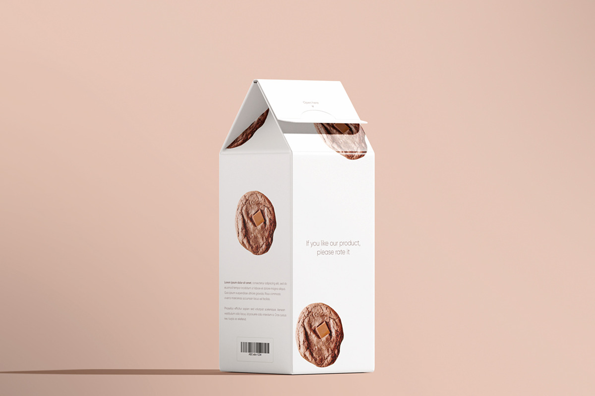 Cookie Box Mockup, a Packaging Mockup by WebAndCat (Photo 10 of 10)