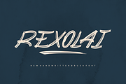 Rexolai Font, a Handwritten Font by albert_kalingga (Thumbnail 1 of 5)