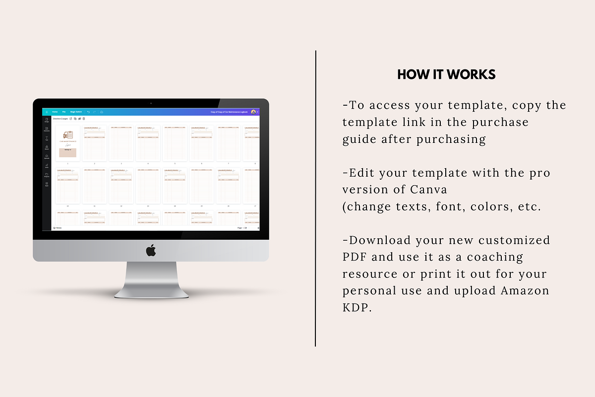 Car Maintenance Logbook, a Templates & Theme by KDPISH (Photo 4 of 4)