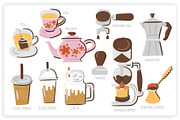 36 Coffee Elements, a Graphic by monkik (Thumbnail 5 of 9)