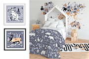 Sunny Animals: Map & Poster Creator, an Animal Illustration by ArtyCats (Thumbnail 11 of 17)