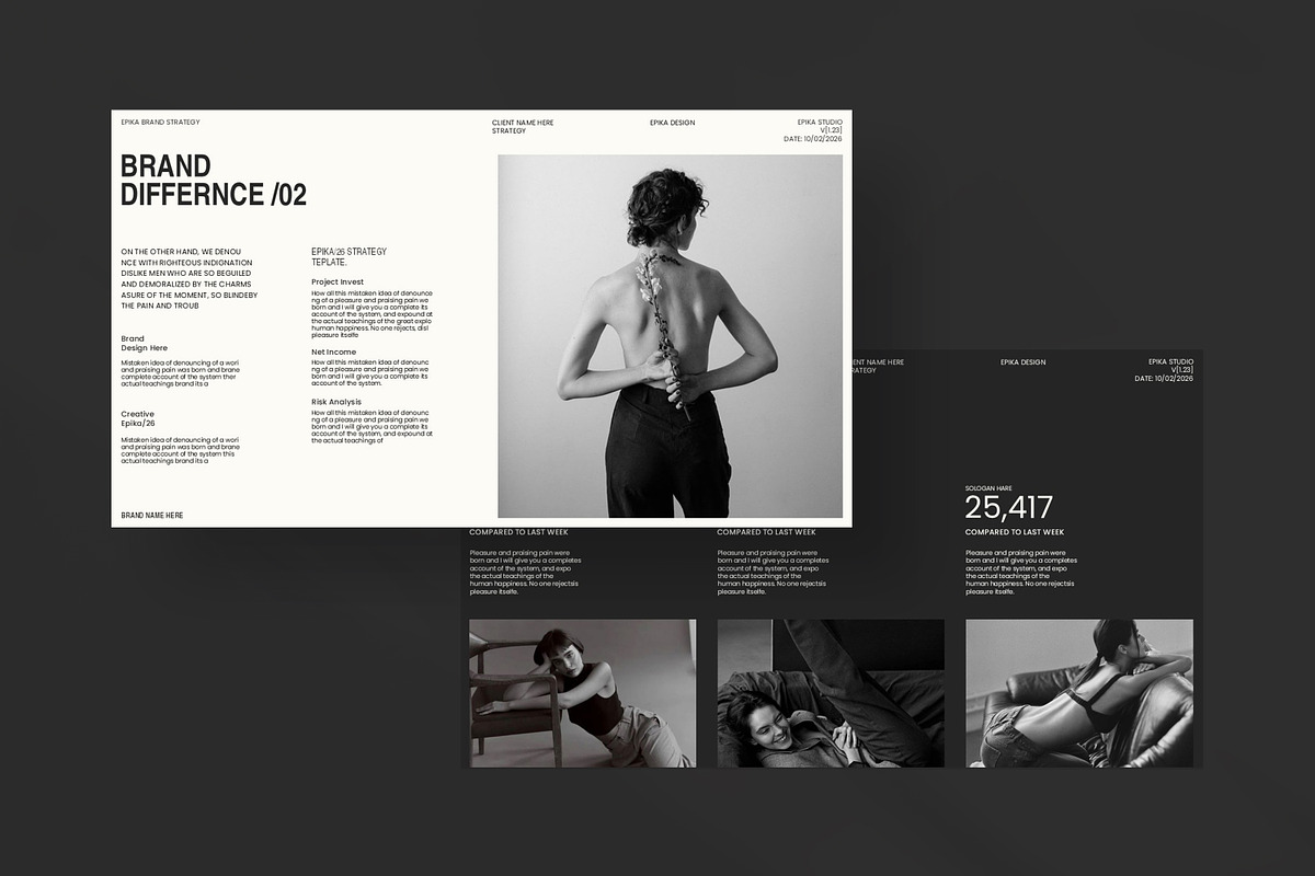 EPIKA - Brand Strategy Presentation, a Presentation Template by CreativexGenius (Photo 9 of 11)