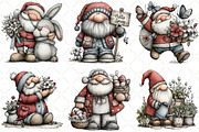 Whimsical Spring Santa Clipart, an Illustration by Black Bird Studio (Thumbnail 5 of 5)