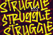 Brosnoirs - Textured Urban Style, a Handwritten Font by Arterfak Project (Thumbnail 2 of 13)