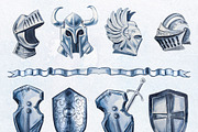 Hand Painted Ancient Kingdom Clipart, an Education Illustration by ArtCreationsDesign (Thumbnail 3 of 11)