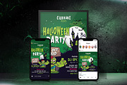 Bundle Halloween Party Flyer Set, a Flyer Template by Totem Design Studio (Thumbnail 4 of 5)