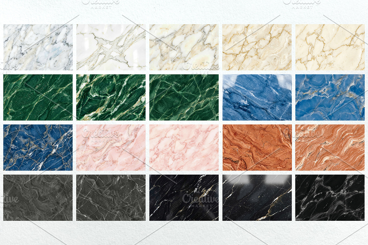 20 Marble Stone Texture Backgrounds, a Background Graphic by smishura (Photo 2 of 5)