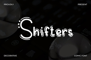 Shifters - Decorative Comic Font