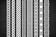 White Lace Borders Clipart & Vectors, an Illustration by Amanda Ilkov (Thumbnail 4 of 5)
