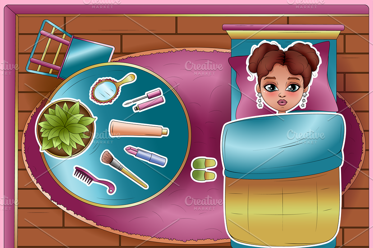 Velcro game for kids Olivia's House, a Brochure Template by MYAFKA (Photo 14 of 15)