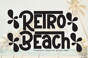 Retro Beach | Script Font, a Script Font by Scratchones (Thumbnail 1 of 9)