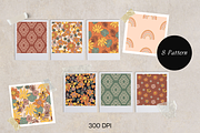 Tropical Flower Pattern Retro Summer, a Pattern Graphic by Trendingdigital (Thumbnail 2 of 21)