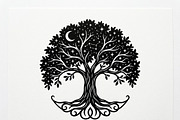 Elegant dream tree silhouette design, a Healthcare Illustration by Amazin_art (Thumbnail 39 of 49)