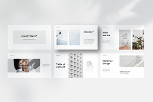 MARTINEZ - Mnml Powerpoint Template