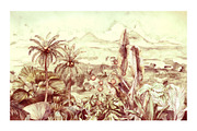 Equatorial. Tropical landscape, a Background Graphic by emeraldthue (Thumbnail 16 of 17)