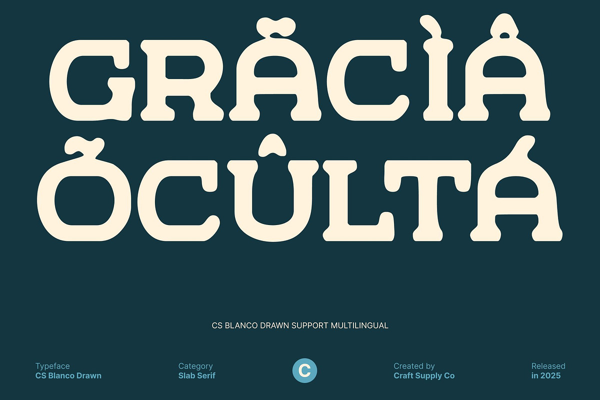 CS Blanco Drawn, a Slab Serif Font by Craft Supply Co. (Photo 5 of 8)
