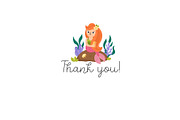 Mermaid tales clipart and designs, an Animal Illustration by Lexi Claus (Thumbnail 9 of 9)