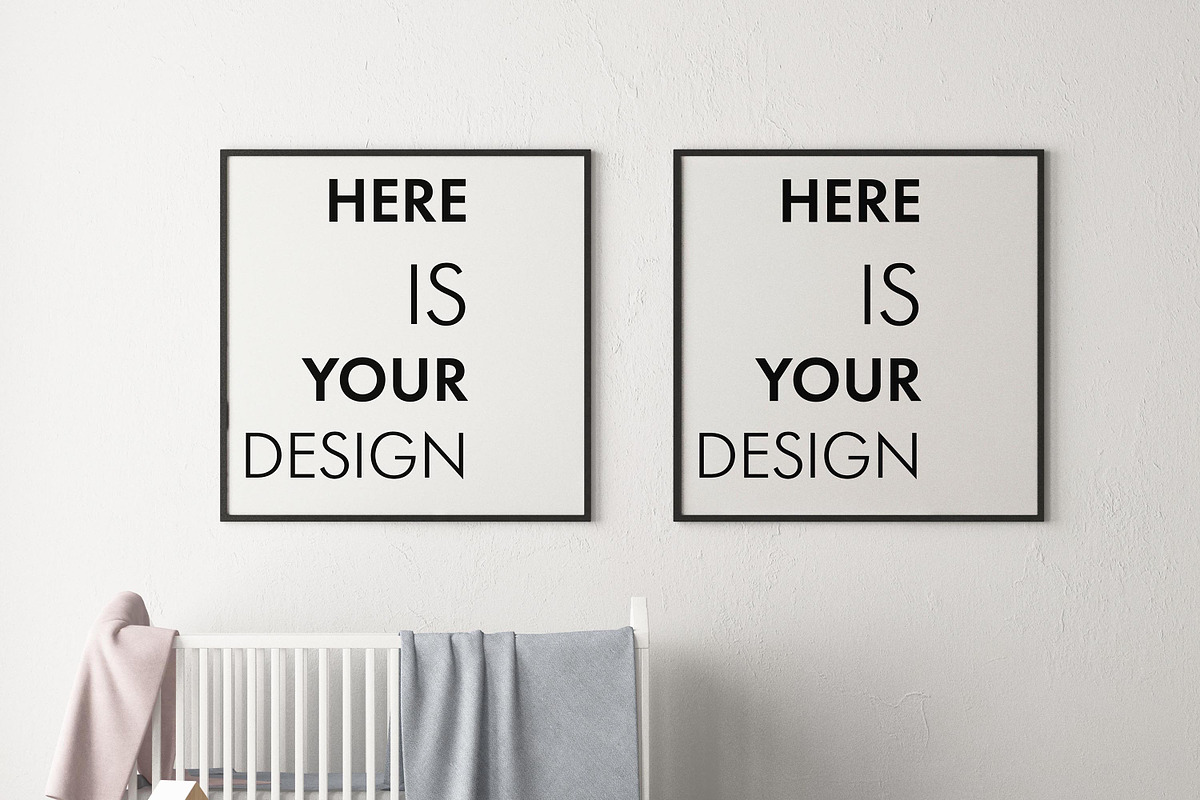 15 Mockups in the children's room, a Print Template by FilL239 (Photo 9 of 22)