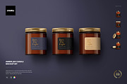 Amber Jar Candle Mockup Set, a Packaging Mockup by creatsy5 (Thumbnail 1 of 11)