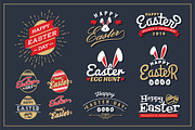 Easter Typography Labels and Element, an Object Graphic by Raftel (Thumbnail 3 of 3)