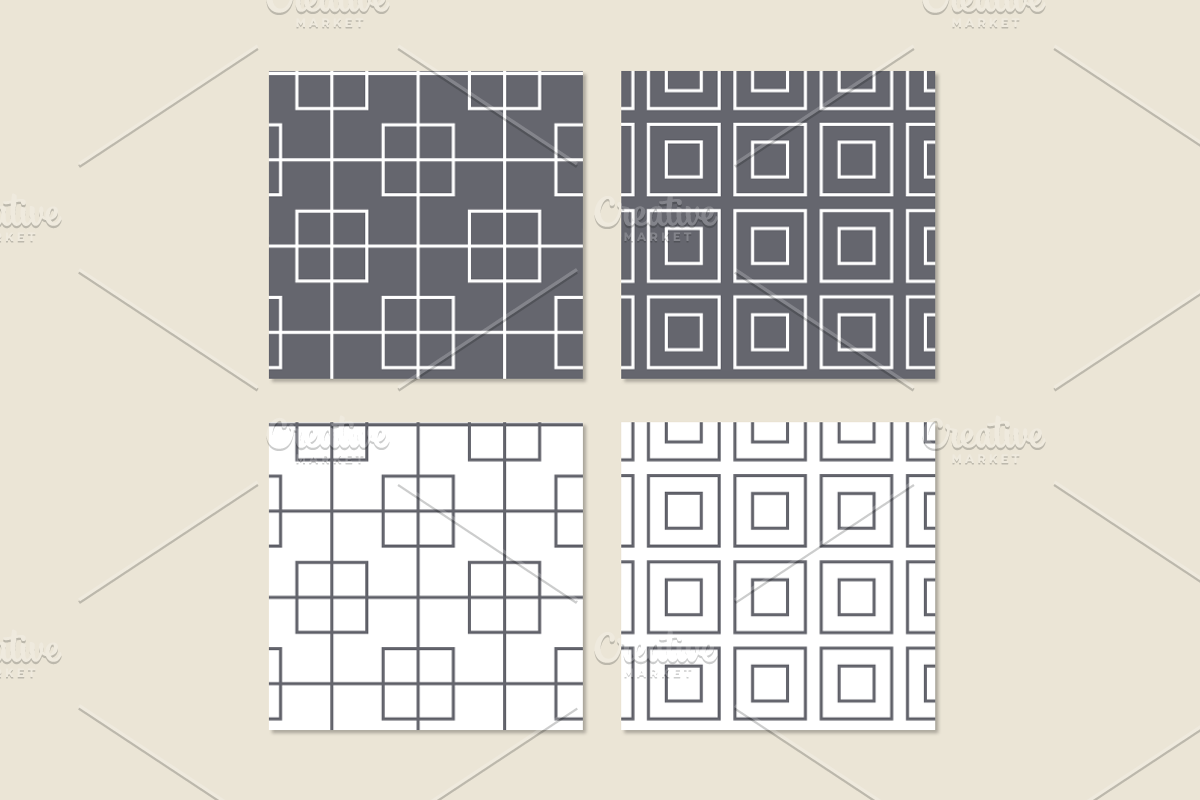 Black & White Patterns - Vector(ai), a Pattern Graphic by DeepDesign (Photo 4 of 6)