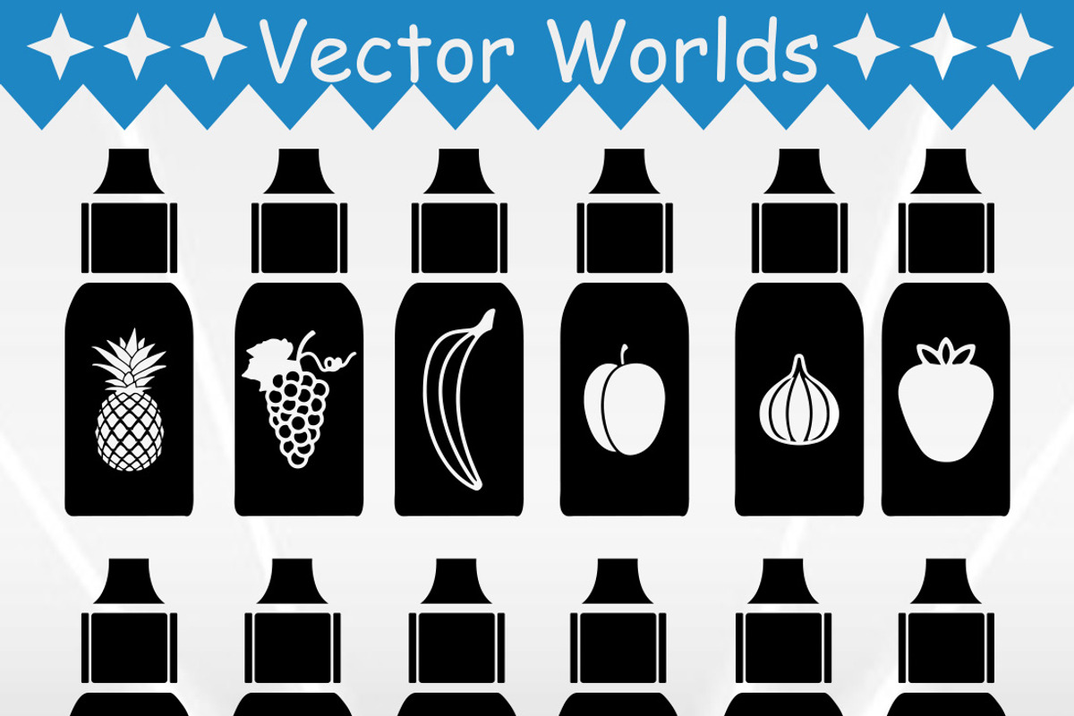 Vape Chemicals SVG, Smoke, Vape SVG, an Object Graphic by VectorWorlds (Photo 2 of 3)