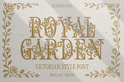 Royal Garden - Swirly Victorian Font, a Serif Font by AndrewPixelType (Thumbnail 1 of 10)