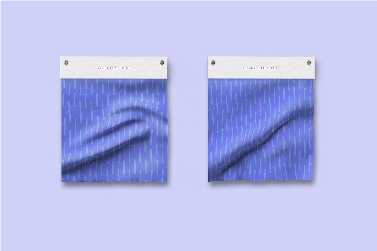 Fabric Swatch Cards Mockup, a Merchandise Mockup by Mels Brushes (Photo 1 of 2)