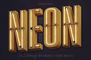 SALE Neon Lettering Super Bundle, a Graphic by TVartworks (Thumbnail 10 of 27)