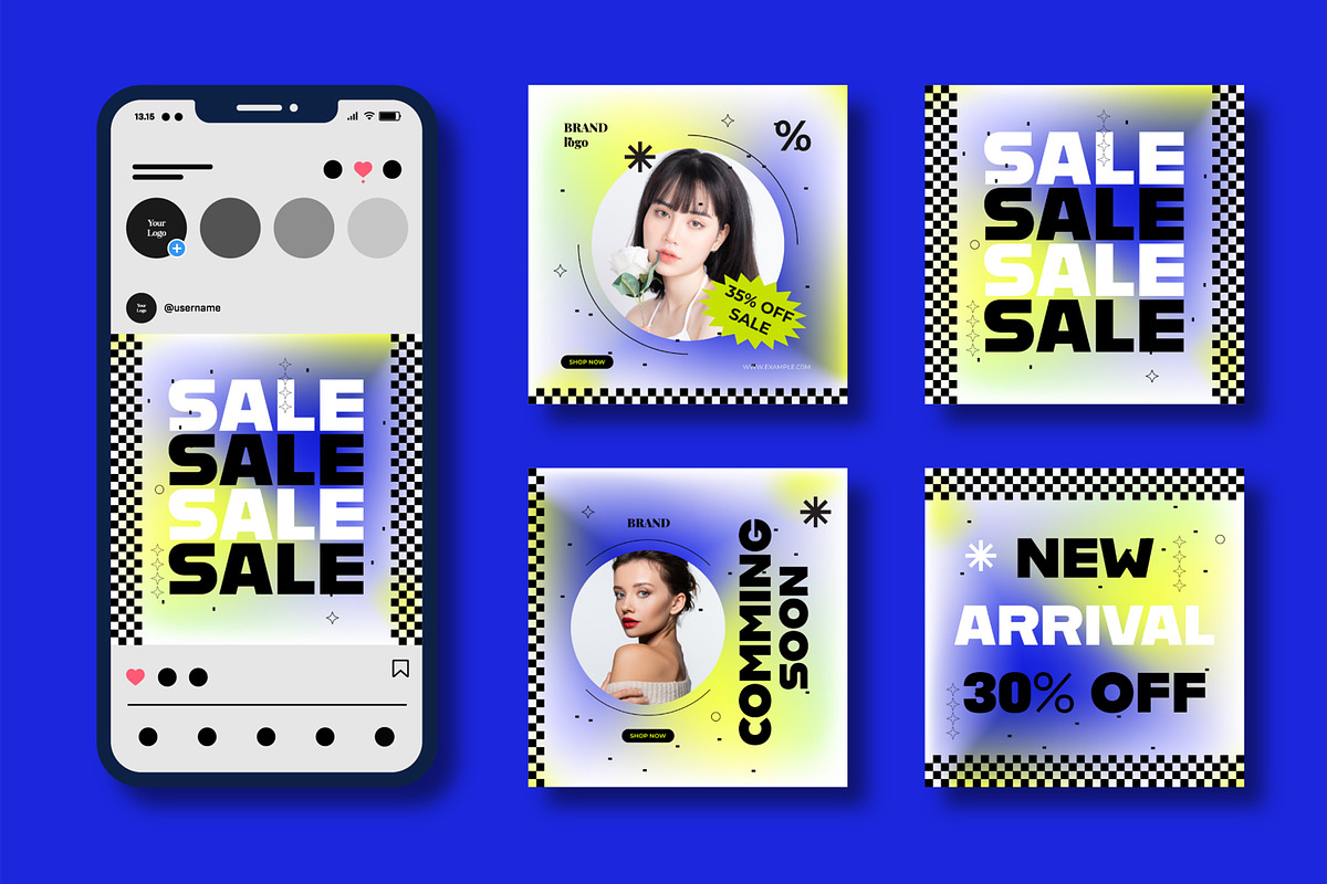 Stylish Fashion Social Media Post, a Social Media Template by MightyDesign (Photo 1 of 7)