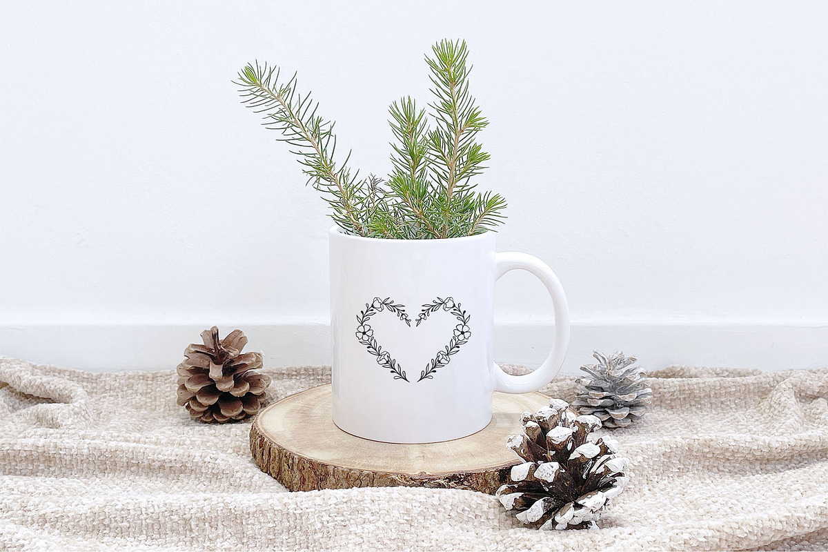 Winter Mockups, Mugs, Frames, Cards, a Household Mockup by Michèle Kae (Photo 7 of 10)
