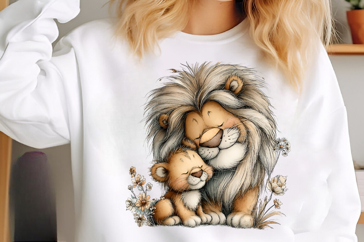 Whimsical Father's Day Animals PNG, an Illustration by SinaCreation (Photo 7 of 9)