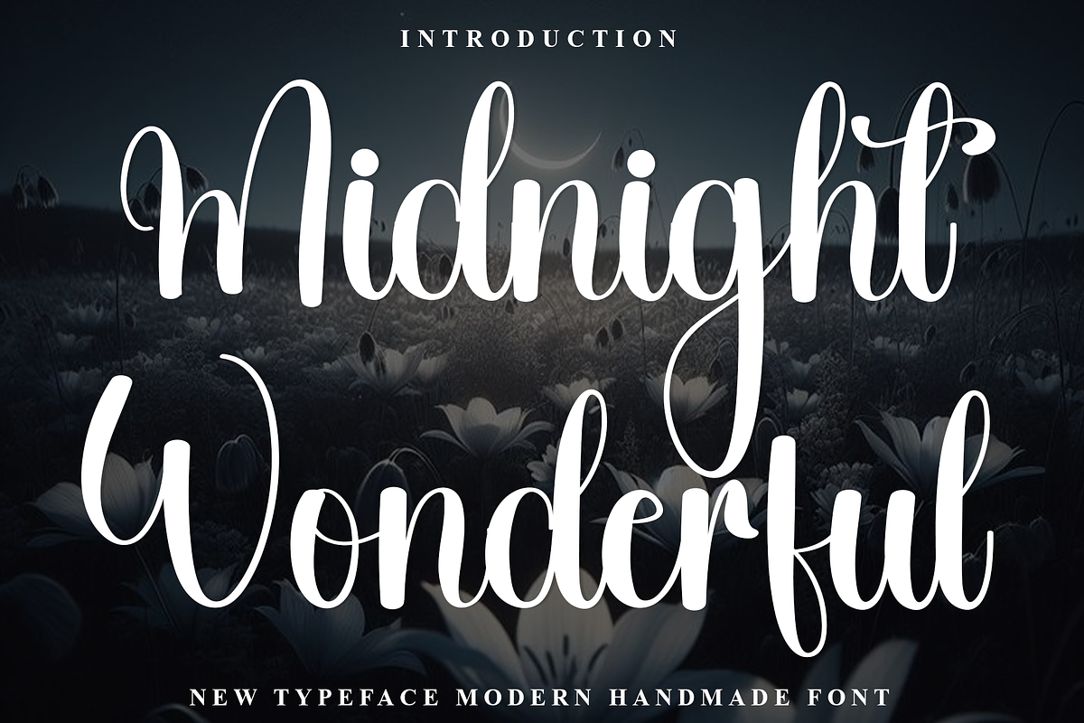 Midnight Wonderful, a Handwritten Font by InermediaSTUDIO (Photo 1 of 8)