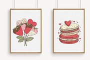 Whimsical Sweet Valentine Clipart, an Illustration by Libby Wishes (Thumbnail 3 of 8)