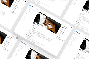 Job Detail Dashboard UI Kit, an UI Kit Template by iDoodle Studio