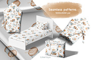 NEWBORN baby illustration & patterns, an Object Illustration by Linerisyart (Thumbnail 5 of 17)