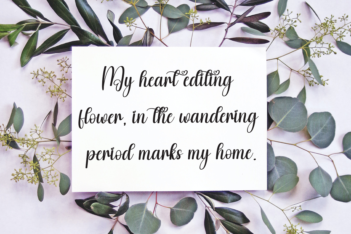 Yesterday | Script Font, a Handwritten Font by Scratchones (Photo 5 of 8)