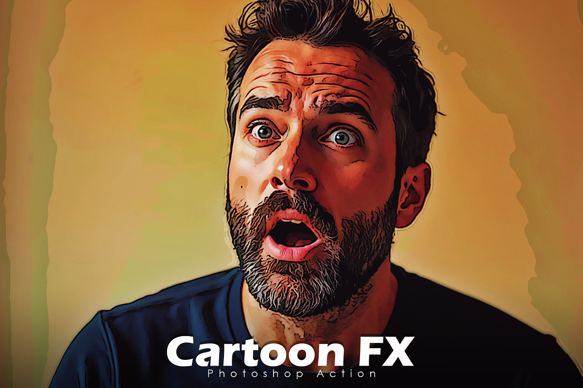 Cartoon FX Photoshop Action, an Action Add-On by Vatdesign (Photo 1 of 4)