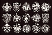 44 Halloween t-shirt designs, a Branding & Logo Template by DGIM studio (Thumbnail 7 of 13)