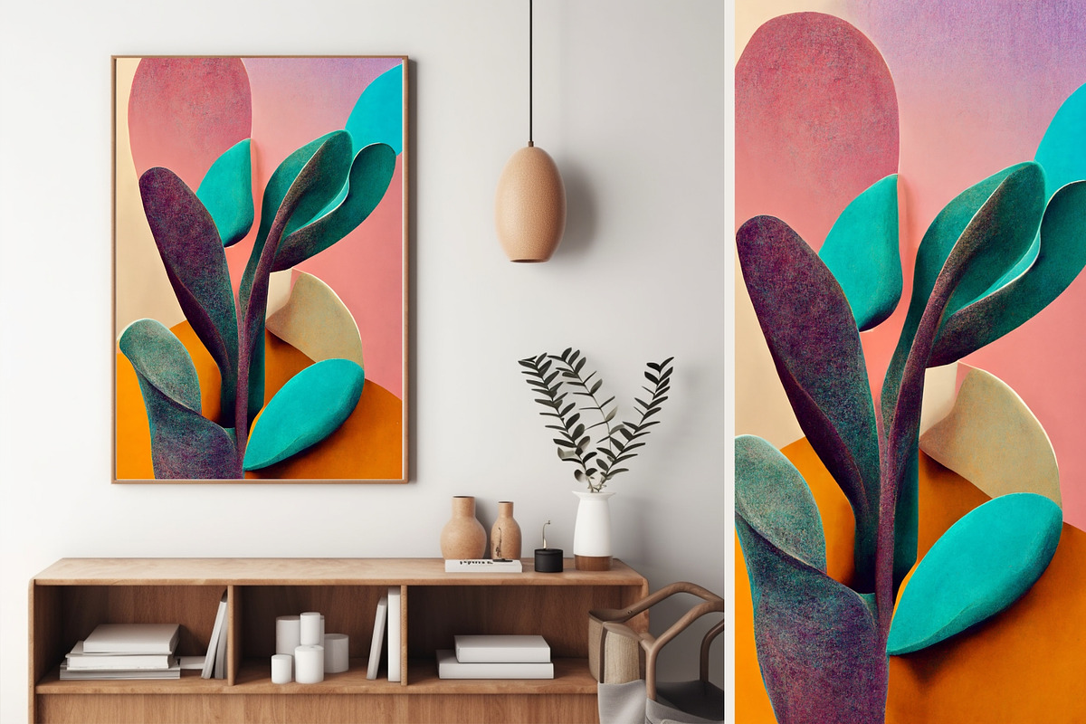 15 pop art abstract plant modern, a Decorative Illustration by ARTOZEN DIGITAL (Photo 7 of 15)
