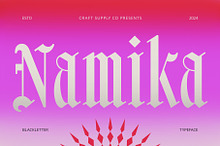 CS Namika – Blackletter Font