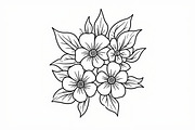 Hand Drawn Floral Coloring Pages, an Illustration by hafijul (Thumbnail 2 of 9)