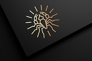 Creative Scorpion and Sunrays logo, a Branding & Logo Template by Shahjhan (Thumbnail 4 of 4)