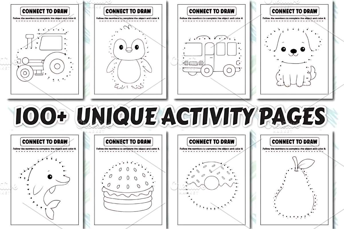 100 Dot-to-Dot Activity Book for Kid, a Decorative Illustration by Ink Gallery (Photo 3 of 4)